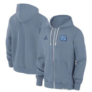 Men's Medium Jordan Heather Navy North Carolina Tar Heels 2024 Hoodie Sweatshirt